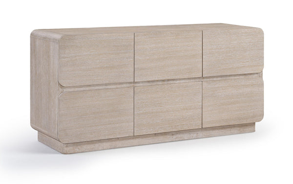 Adagio - Solid Wood And Oak Veneer Dresser - Natural