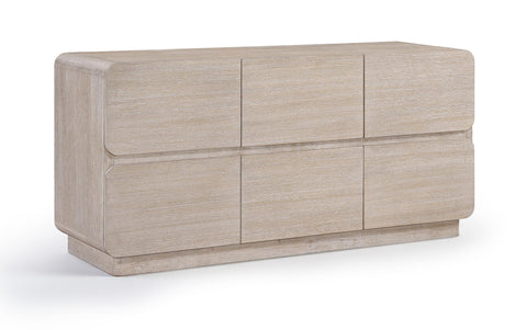 Adagio - Solid Wood And Oak Veneer Dresser - Natural