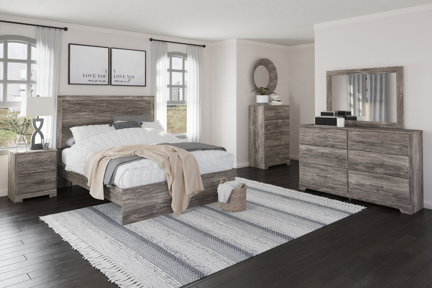 Ralinksi - Queen Panel Rails - Gray