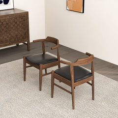 Damian - Mid-Century Solid Wood Dining Chair
