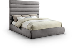 Adam - Chenille Fabric Bed With 70.5" Headboard