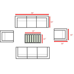 Stylish Sofa Seating Group With Cushions Perfect For Outdoor Gatherings