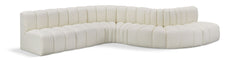 Arc - Faux Leather 7 Piece Modular Sofa