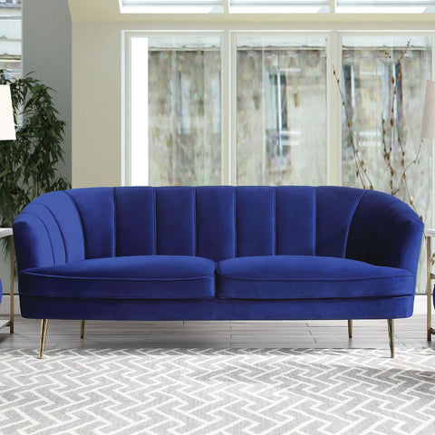 Eivor - Sofa - Blue Velvet