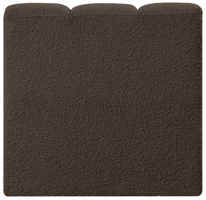 Arc - Boucle Fabric Straight Chair
