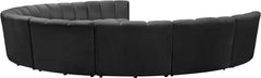 Infinity - 9 Piece Velvet Modular Sectional