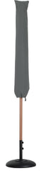 Fiji - Aluminum Patio Umbrella With Round Black And Teak Base