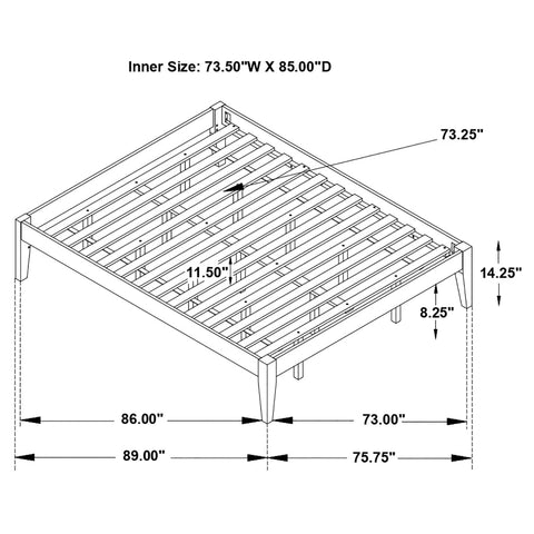 Spivey - Universal Platform Bed