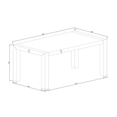 Dahiris - Dining Table - Black