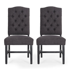 Elegant Dining Chair With Button Tufted Design