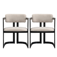 Upholstered Dining Armchairs (Set of 2)