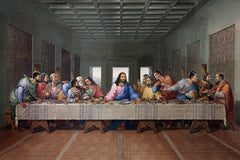 Last Supper (Ethnic) (Framed) - Blue