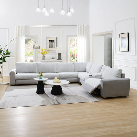 Tarrance - Modular Power LF Power Recliner - Gray