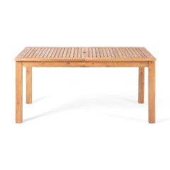 Outdoor Expandable Dining Table With Square Legs