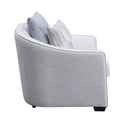 Mahler II - Loveseat With 4 Pillows - Beige Linen