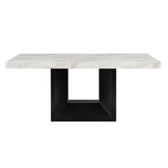 Sheena - 5 Piece Dining Table Set With Base And Chairs - Black