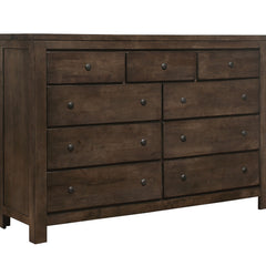 9 Drawer Dresser - Brown - Wood