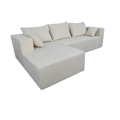 Modular Corner Sofa With Soft Fabric