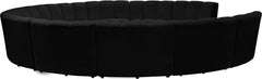 Infinity - 11 Piece Velvet Modular Sectional