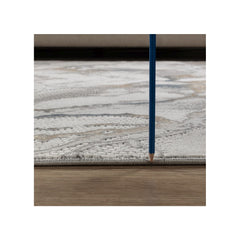 Geometrix - 5'3" X 7'3" Area Rug & Geometric 3D Effect - Ivory / Gray