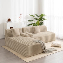 Cloud Sectional Sofa Upholstered Couch Free Combined Sofa