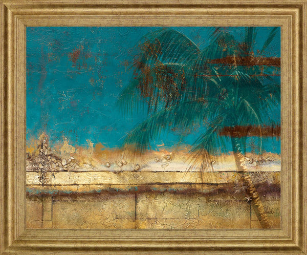 Golden Oasis - 28" x 34" Framed Wall Art