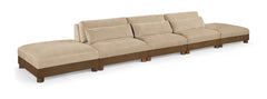 Turin - Fabric Upholstered 5 Piece Modular Sectional