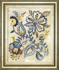 22x26 Paisley Path III By Chariklia Zarris - Blue