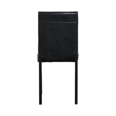 Metal Frame Dining Seats (Set of 4) - Black