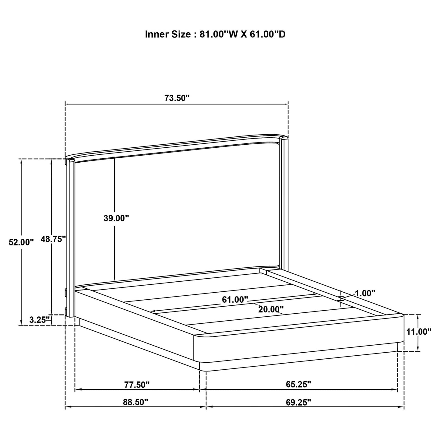 Kimpton - Bedroom Set With Upholstered Headboard