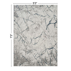 Geometrix - Contemporary Area Rug With Geometric 3D Effect