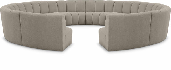Infinity - 12 Piece Boucle Modular Sectional