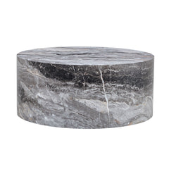 Cylindrical Coffee Table With Material For Living Room