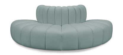 Arc - Faux Leather 4 Piece Modular Sofa