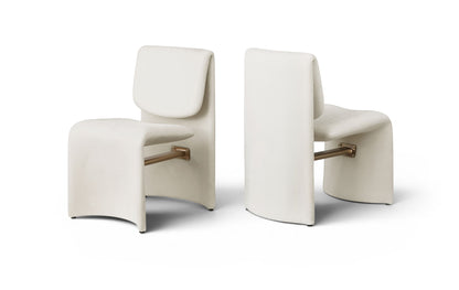 Slique - Performance Fabric Upholstered Dining Chair (Set of 2)