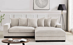 Luxe - Oversized 2 Piece Sectional Couches For Living Room, L Shaped Sofa With Chaise