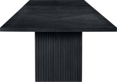 Belinda - Wood Mid-Century Modern Modular Dining Table - Black