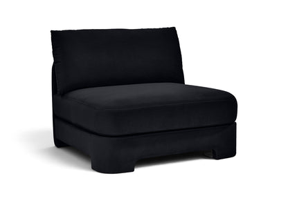 Hammond - Velvet Performance Fabric Upholstered Armless Chair