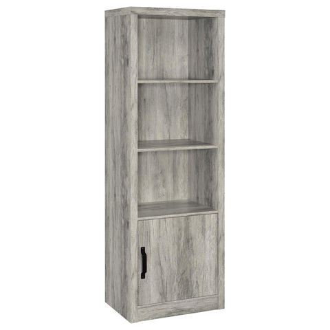 Conifer - 3 Shelf Media Tower - Gray