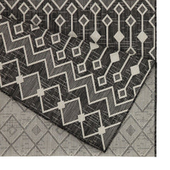 Sunshine - 5'3" X 7'3" Indoor, Outdoor Area Rug - Anthracite
