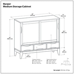 Harper - Storage Cabinet - Black