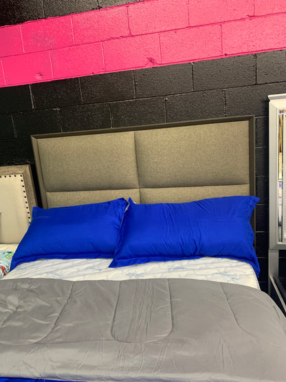 Cama Queen 2 nightstand+dresser top
