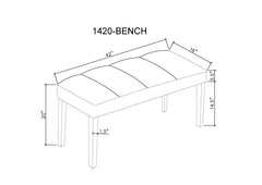 Vega - Bench - Gray