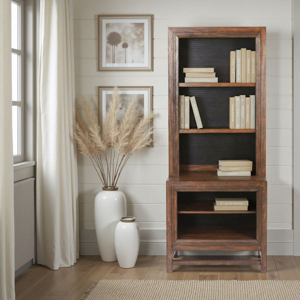 Bookcase Pier, 2 Tone - Brown