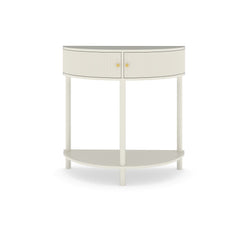 Demi Lune - Console Table With 2 Storage Drawers