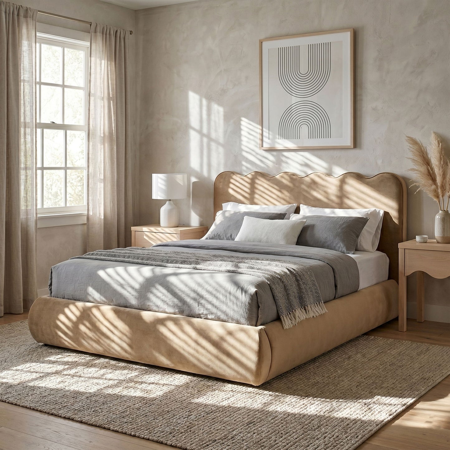 Tempo - Velvet Upholstered Bed