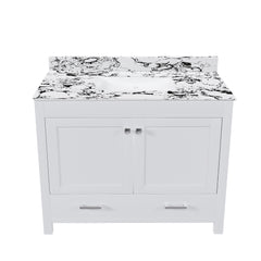 Bathroom Vanity With Storage - White