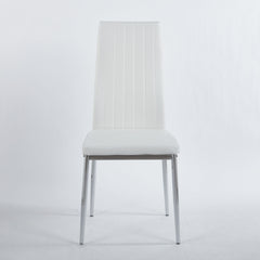 Chrome Leg Dining Chair (Set of 4)