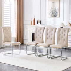 Elegant Design Upholstered Dining Chairs