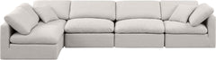 Indulge - Linen 5 Piece Modular Sectional